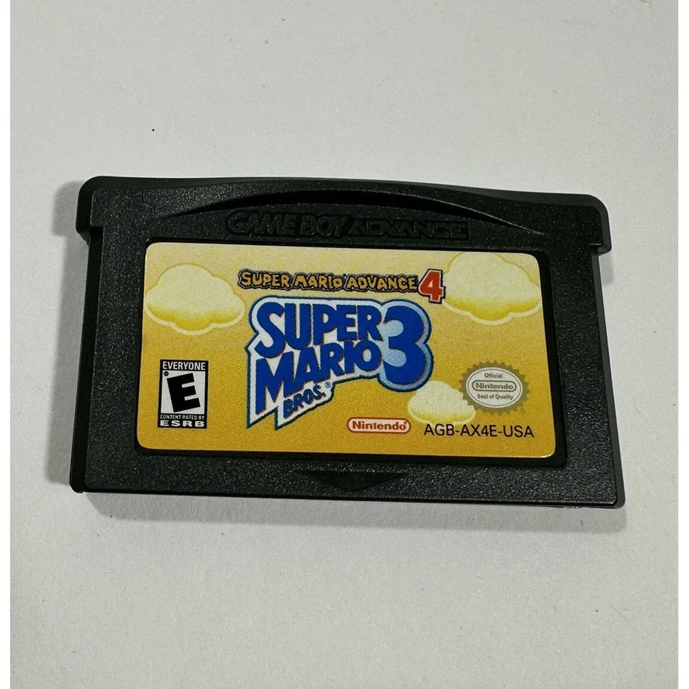 Super Mario Advance 4: Super Mario Bros 3 Nintendo Game Boy Advance With Manual